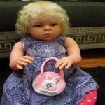 Очаровательная блондинка Алиса (реалистичная кукла реборн)