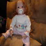 К нам приехала Женечка,и мы решили показаться Вам