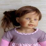 Видимо фиалковые глаза - это про мою Таис (кукла ZAPF)