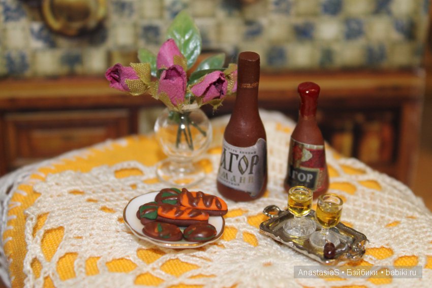 Пасха на носу, а вы готовы? еда в кукольный домик