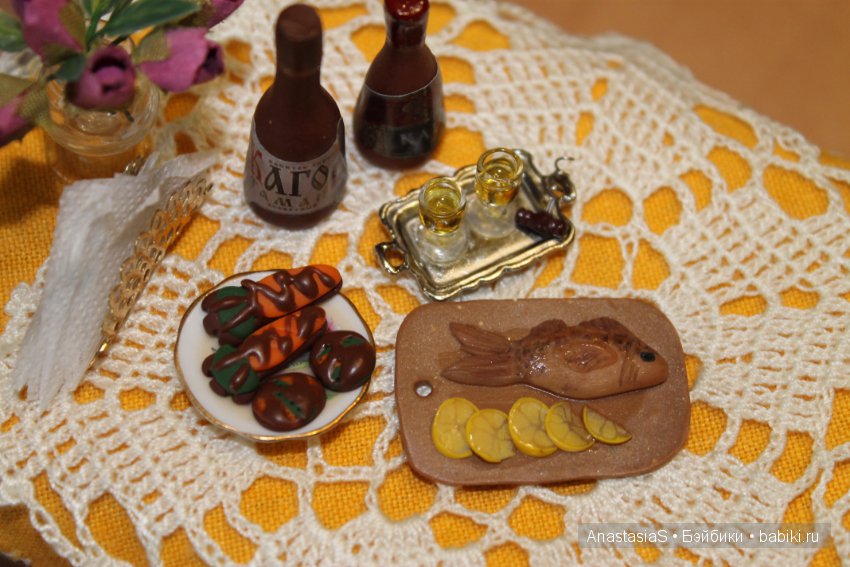 Пасха на носу, а вы готовы? еда в кукольный домик (фото 2)