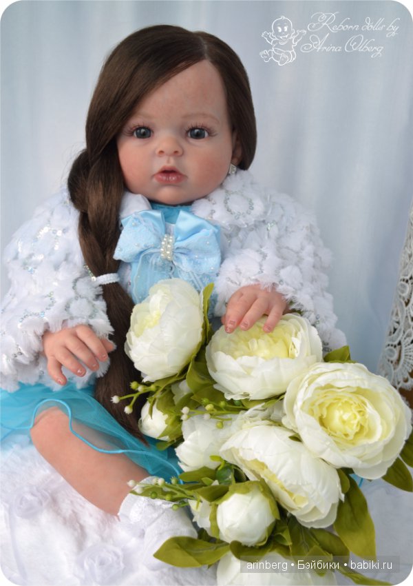 Маргаритка-бюджетный вариант крупной куклы-реборн, или мечты сбываются, молд Arianna by Reva Schick