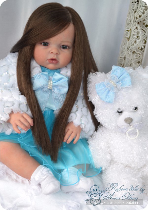 Маргаритка-бюджетный вариант крупной куклы-реборн, или мечты сбываются, молд Arianna by Reva Schick (фото 8)