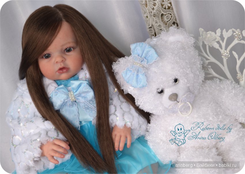 Маргаритка-бюджетный вариант крупной куклы-реборн, или мечты сбываются, молд Arianna by Reva Schick (фото 7)