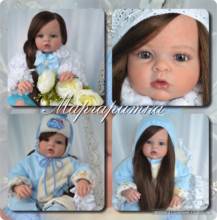Маргаритка-бюджетный вариант крупной куклы-реборн, или мечты сбываются, молд Arianna by Reva Schick