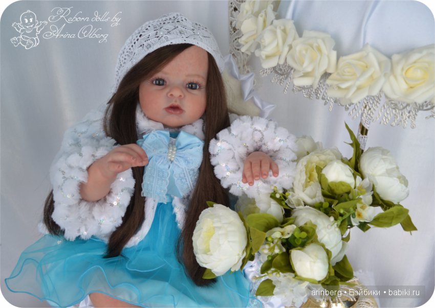 Маргаритка-бюджетный вариант крупной куклы-реборн, или мечты сбываются, молд Arianna by Reva Schick (фото 5)