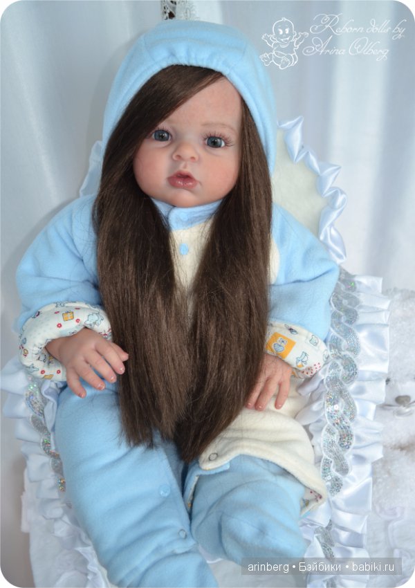 Маргаритка-бюджетный вариант крупной куклы-реборн, или мечты сбываются, молд Arianna by Reva Schick