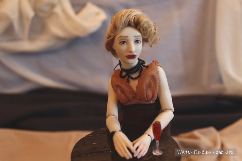 Всем хочется на пляж. Шарнирная кукла