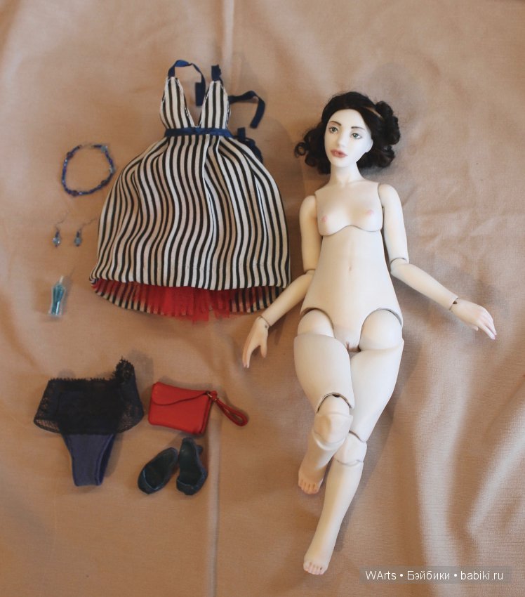 Всем хочется на пляж. Шарнирная кукла (фото 10)