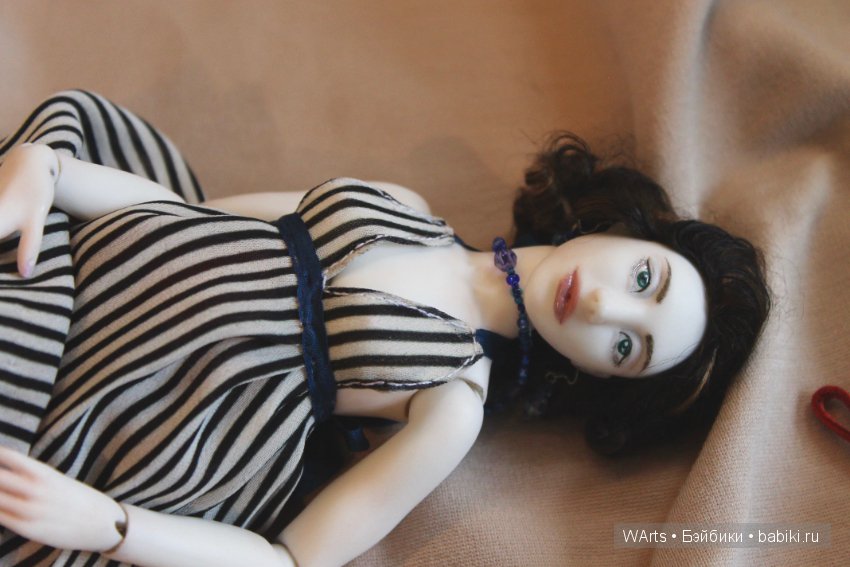 Всем хочется на пляж. Шарнирная кукла (фото 3)