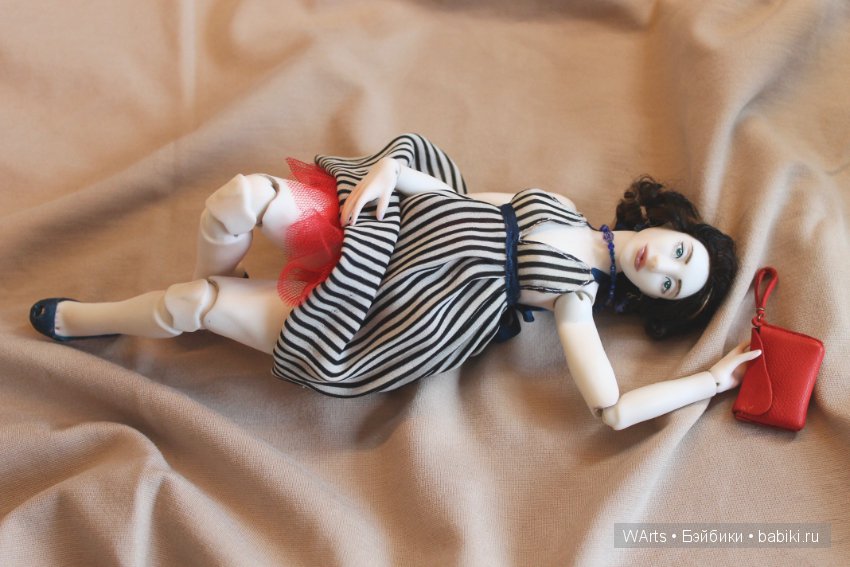 Всем хочется на пляж. Шарнирная кукла (фото 2)