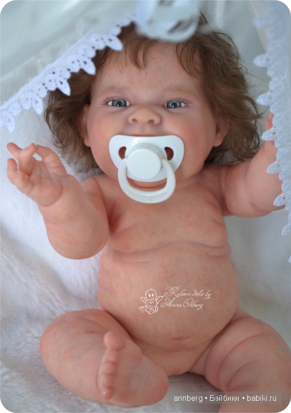 Счастливая девочка реборн Алиса (фото 7)