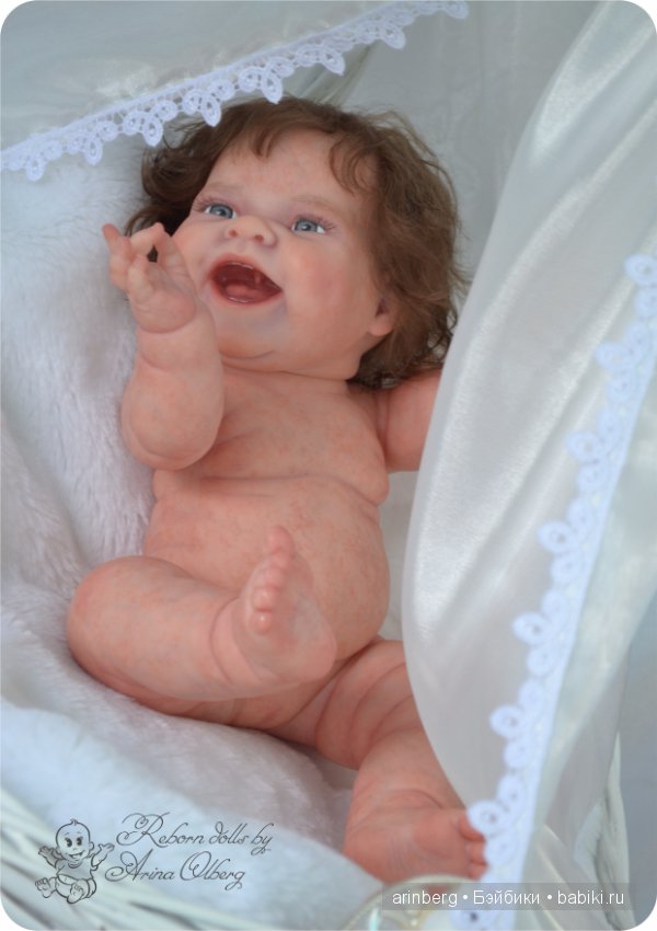 Счастливая девочка реборн Алиса (фото 9)