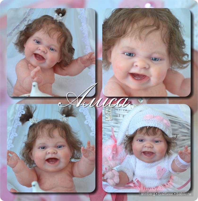 Счастливая девочка реборн Алиса