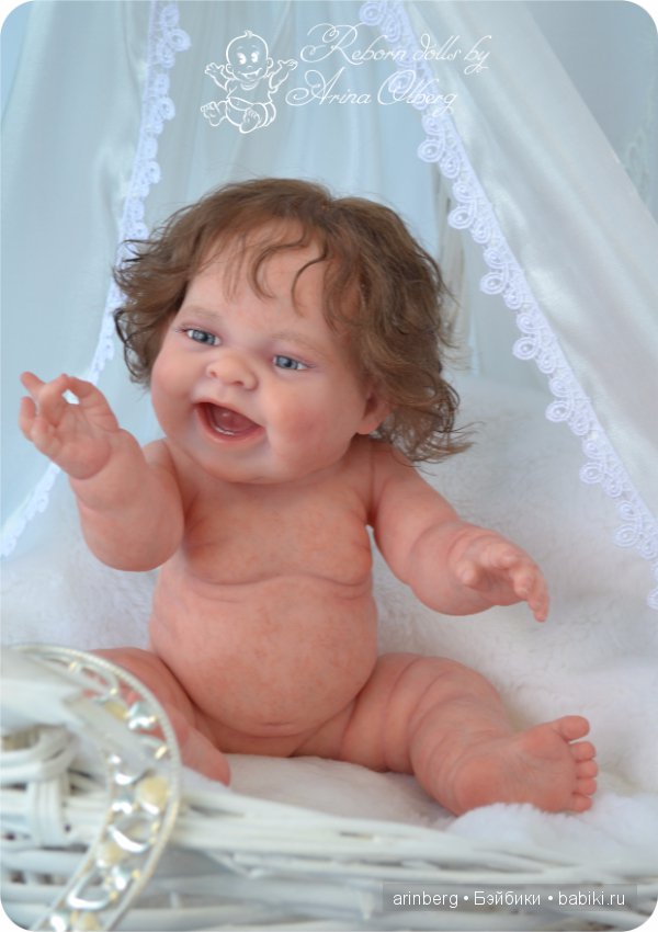 Счастливая девочка реборн Алиса (фото 2)