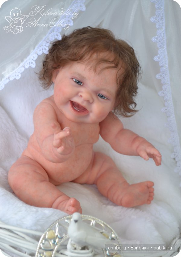 Счастливая девочка реборн Алиса (фото 3)