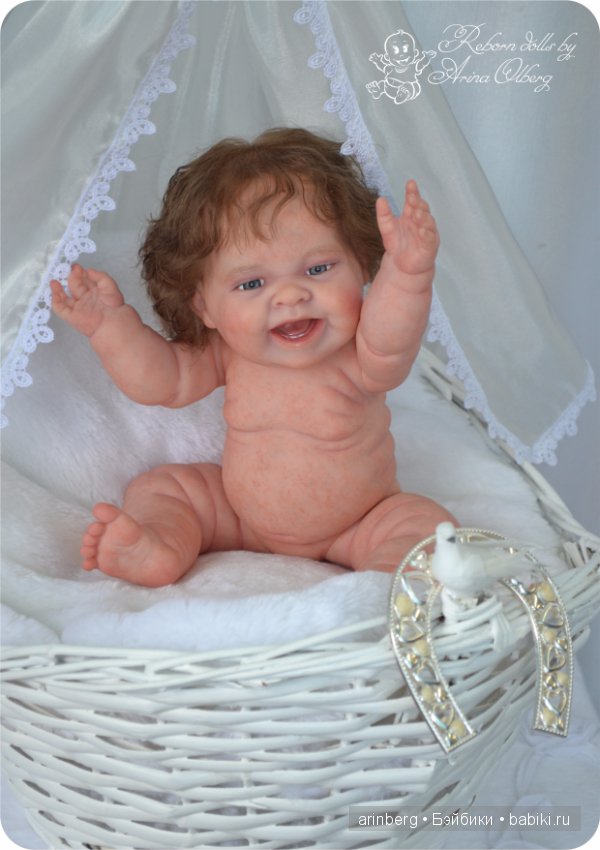 Счастливая девочка реборн Алиса (фото 6)