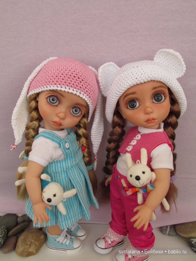 Боня и Буся - ООАК кукол Disney Animators Рапунцель