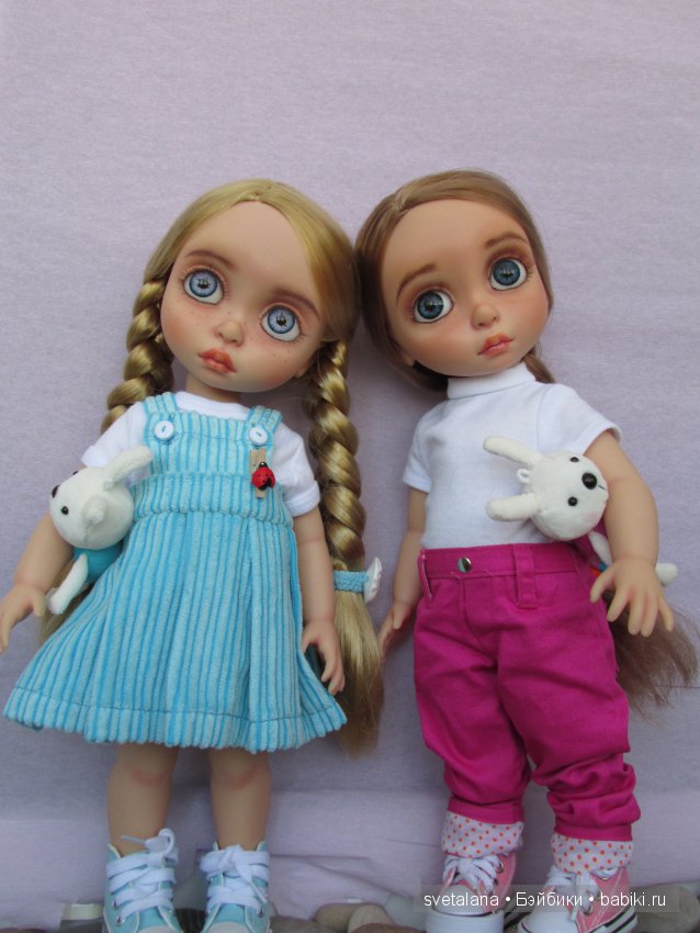 Боня и Буся - ООАК кукол Disney Animators Рапунцель (фото 3)