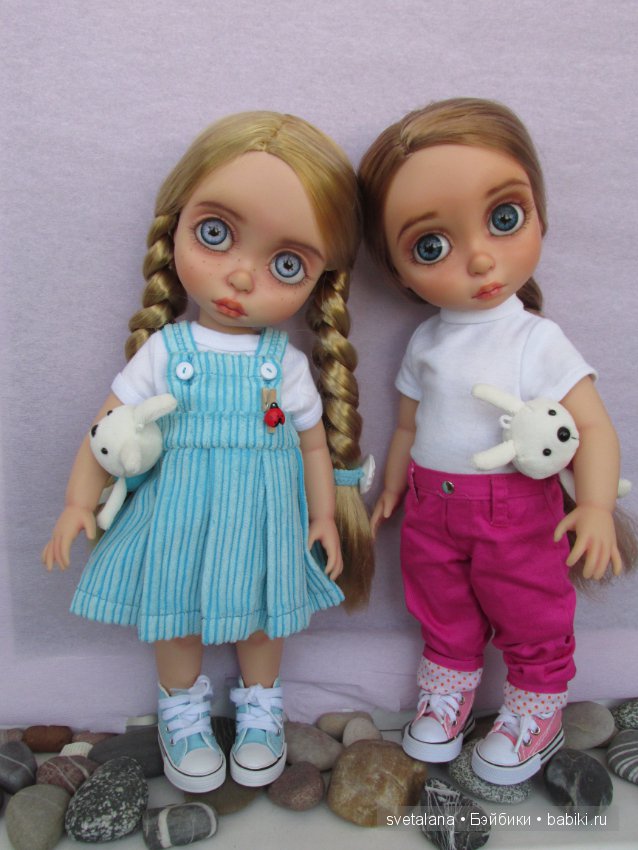 Боня и Буся - ООАК кукол Disney Animators Рапунцель (фото 2)
