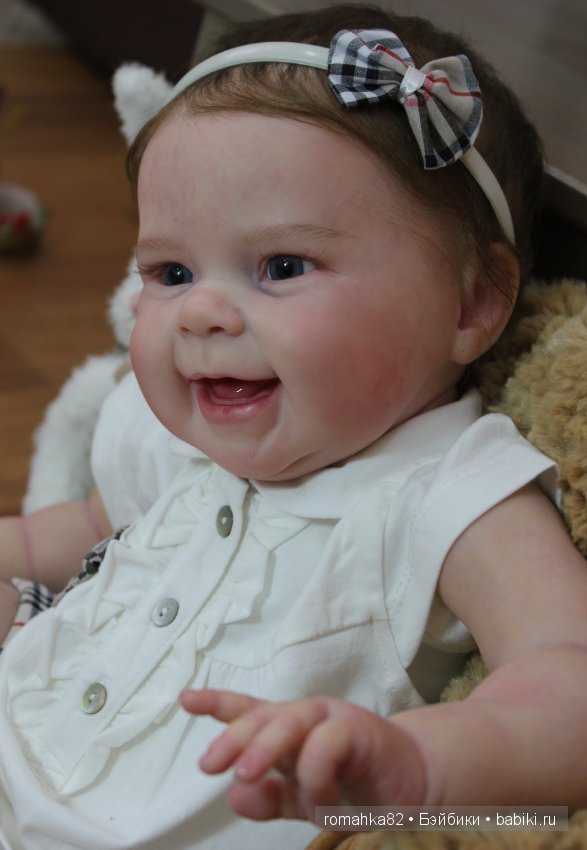 Улыбчивая и счастливая малышка Maizie .Куклы реборн Анастасии Гангало