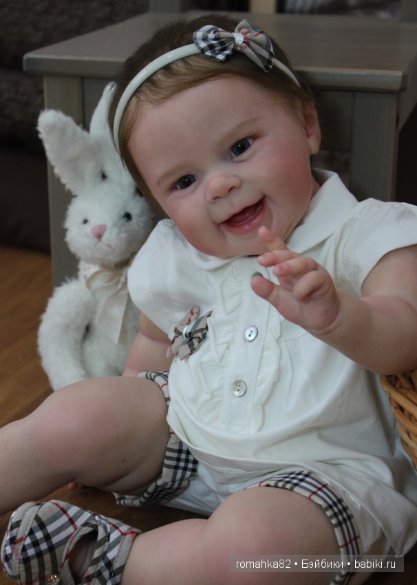 Улыбчивая и счастливая малышка Maizie .Куклы реборн Анастасии Гангало