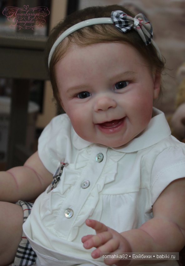 Улыбчивая и счастливая малышка Maizie .Куклы реборн Анастасии Гангало