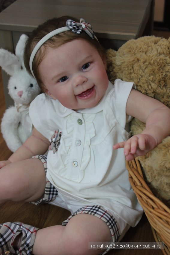 Улыбчивая и счастливая малышка Maizie .Куклы реборн Анастасии Гангало