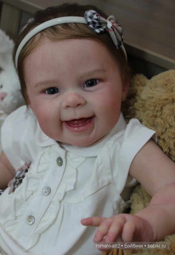 Улыбчивая и счастливая малышка Maizie .Куклы реборн Анастасии Гангало