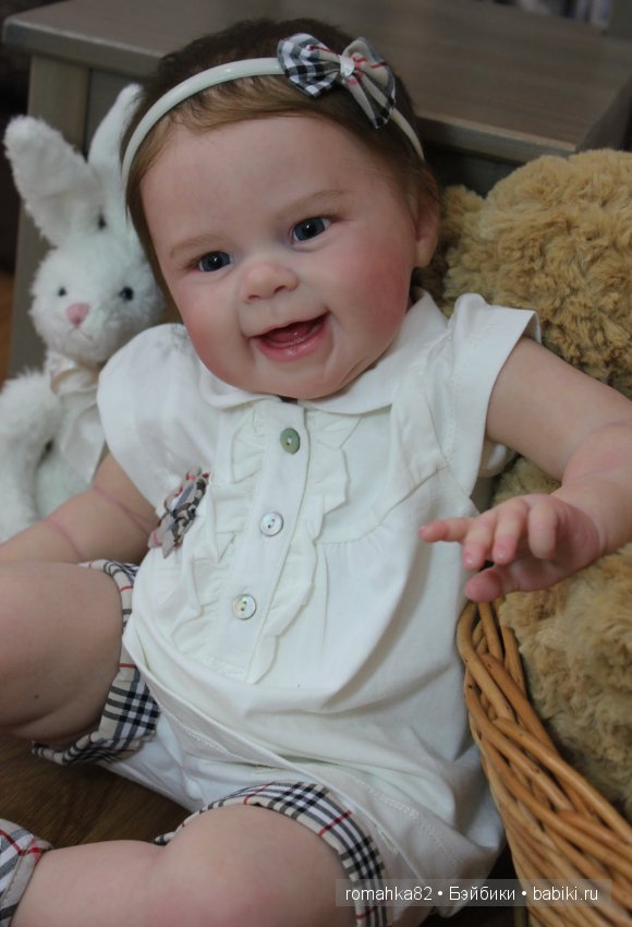 Улыбчивая и счастливая малышка Maizie .Куклы реборн Анастасии Гангало