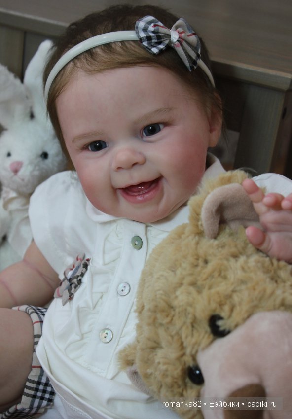 Улыбчивая и счастливая малышка Maizie .Куклы реборн Анастасии Гангало