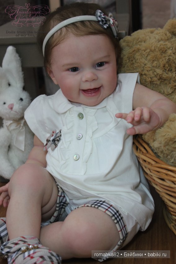 Улыбчивая и счастливая малышка Maizie .Куклы реборн Анастасии Гангало