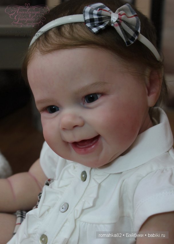 Улыбчивая и счастливая малышка Maizie .Куклы реборн Анастасии Гангало