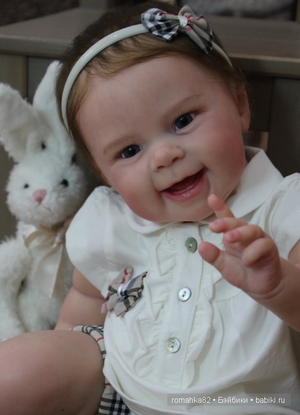 Улыбчивая и счастливая малышка Maizie .Куклы реборн Анастасии Гангало