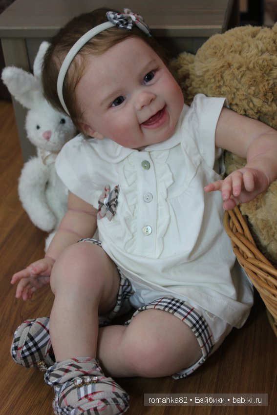 Улыбчивая и счастливая малышка Maizie .Куклы реборн Анастасии Гангало