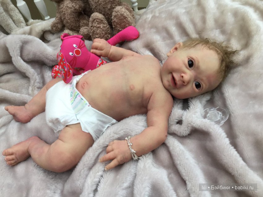 Молд для куклы реборн Stina от скульптора Lilianne Breedveld