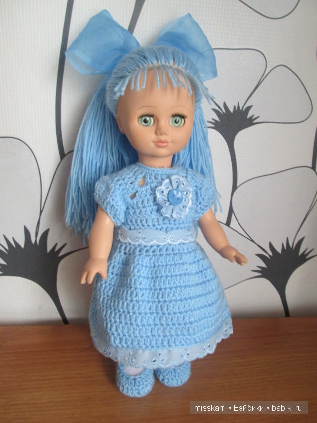 Мальвина. Переделка куколки фирмы "Весна" (фото 8)