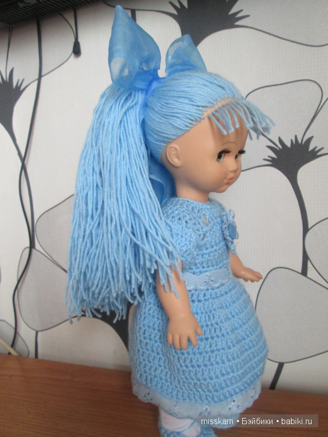 Мальвина. Переделка куколки фирмы "Весна" (фото 10)