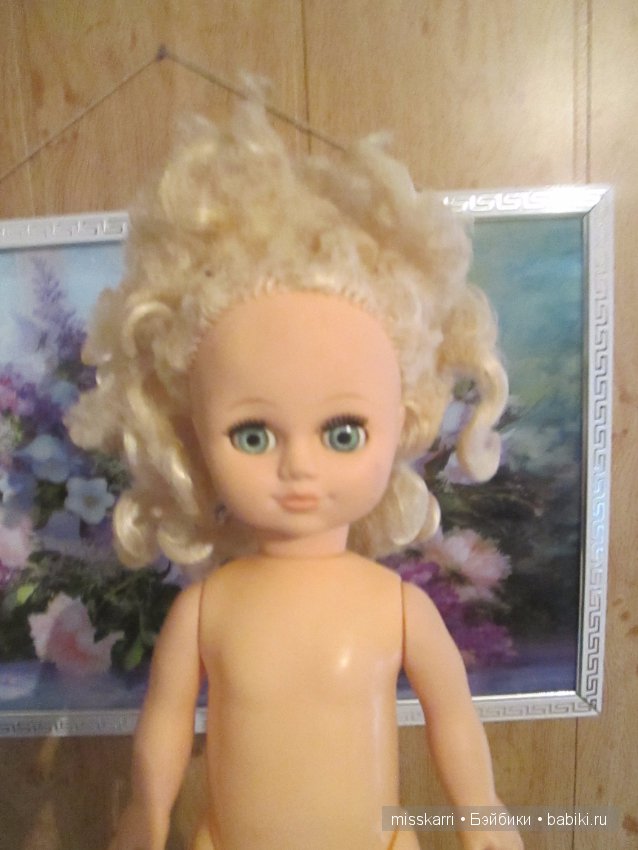 Мальвина. Переделка куколки фирмы "Весна" (фото 2)