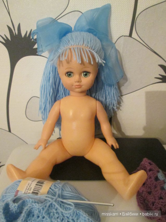 Мальвина. Переделка куколки фирмы "Весна" (фото 6)