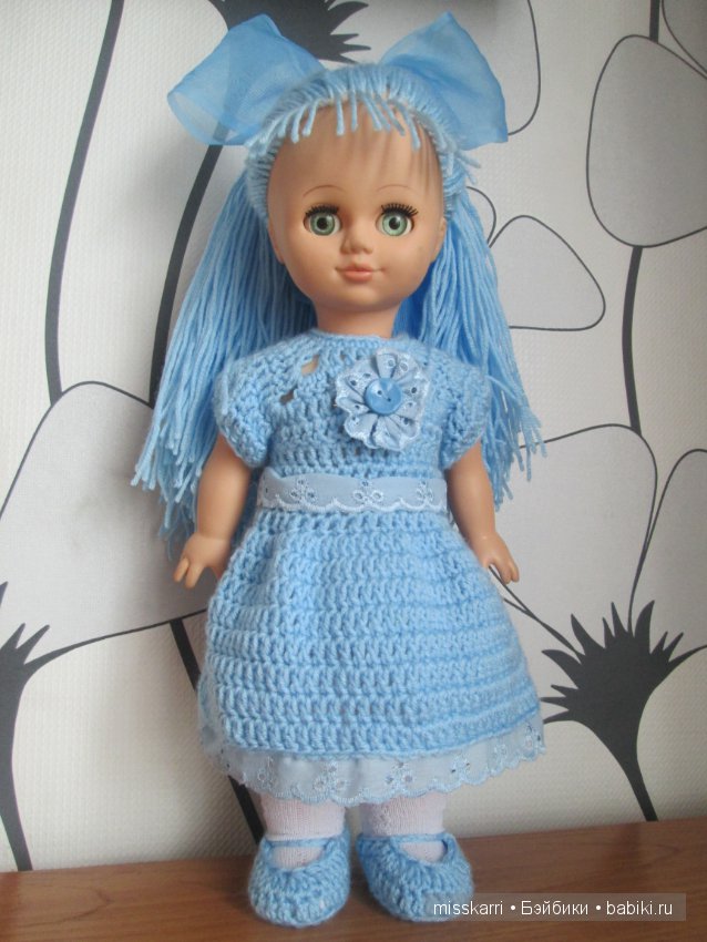 Мальвина. Переделка куколки фирмы "Весна"