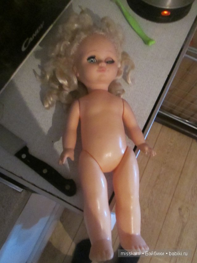 Мальвина. Переделка куколки фирмы "Весна"