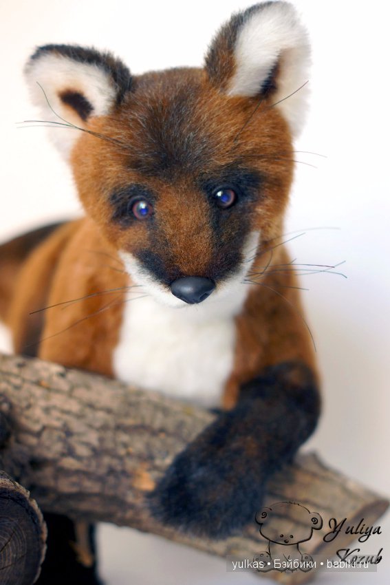 Мой новый лисенок Тобби, игрушка ручной работы