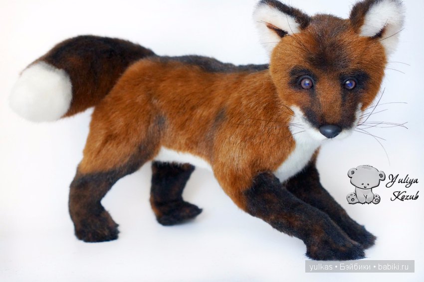 Мой новый лисенок Тобби, игрушка ручной работы (фото 2)