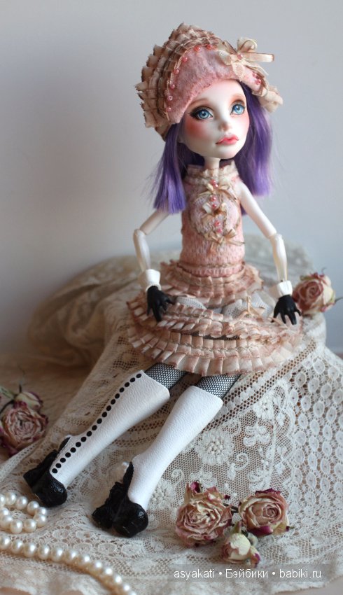 "В стиле ретро " Аутфит для кукол монстр хай (фото 7)