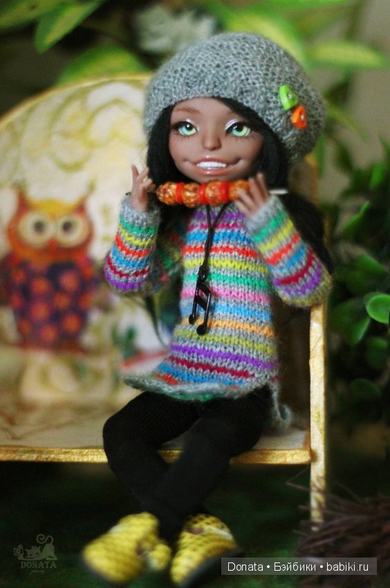 Мирелькина маёвочка. Авторская шарнирная кукла Марии Пикуновой "Домисоль" (фото 2)