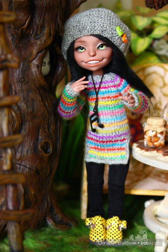 Мирелькина маёвочка. Авторская шарнирная кукла Марии Пикуновой "Домисоль" (фото 5)