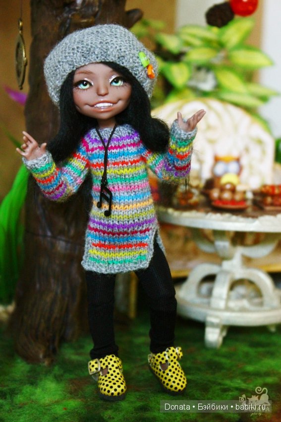 Мирелькина маёвочка. Авторская шарнирная кукла Марии Пикуновой "Домисоль" (фото 4)