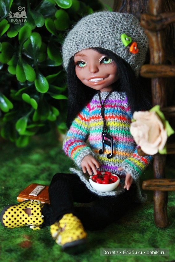 Мирелькина маёвочка. Авторская шарнирная кукла Марии Пикуновой "Домисоль" (фото 8)