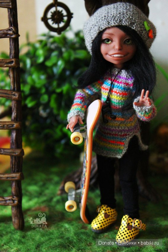 Мирелькина маёвочка. Авторская шарнирная кукла Марии Пикуновой "Домисоль"